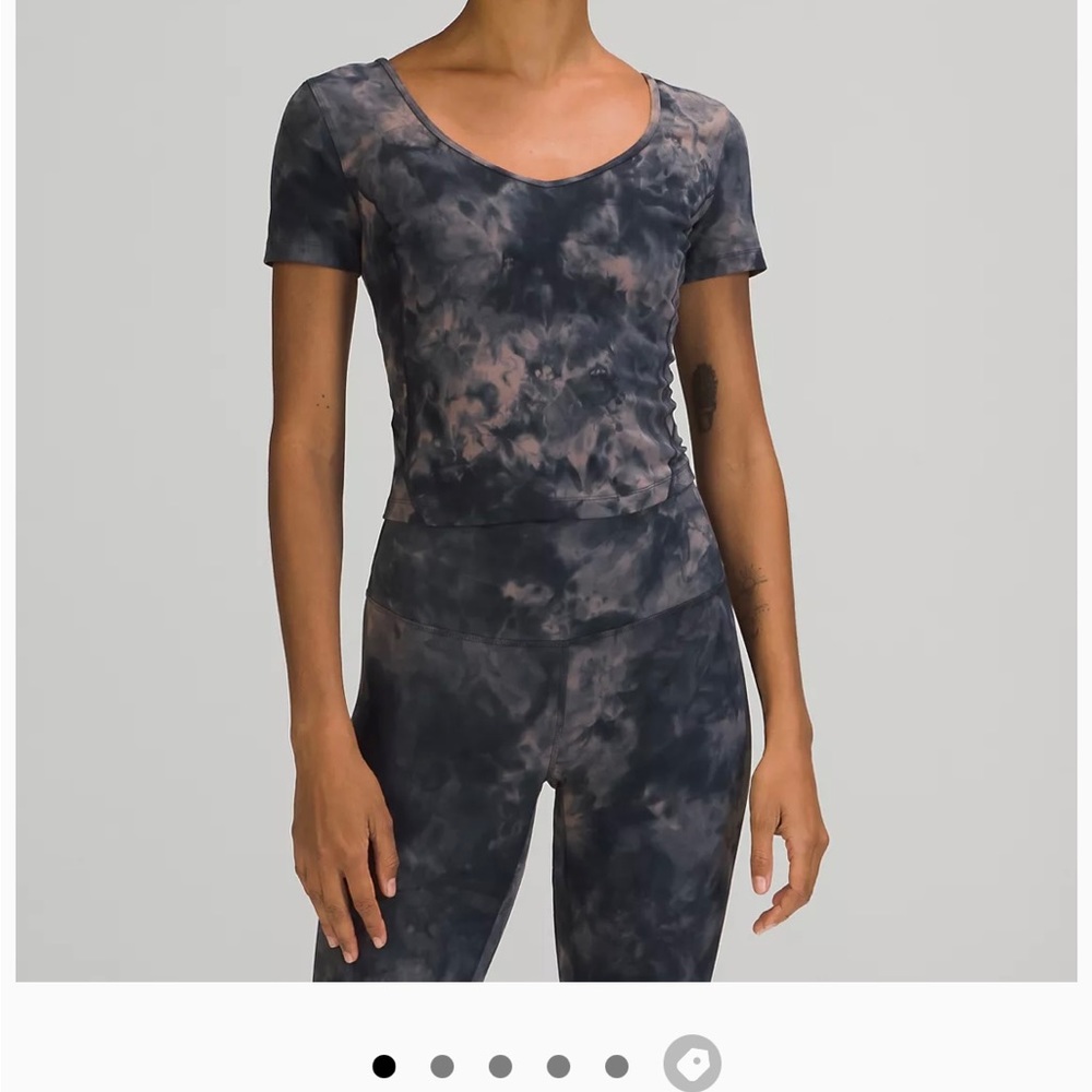 Lululemon Align Crop Short Sleeve Tee Size 4